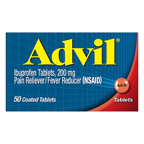 Image for Advil Ibuprofen, 200 mg, Coated Tablets,50ea from Beaumont Pharmacy